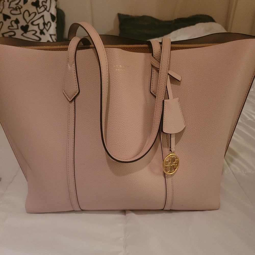 Tory Burch triple compartment tote